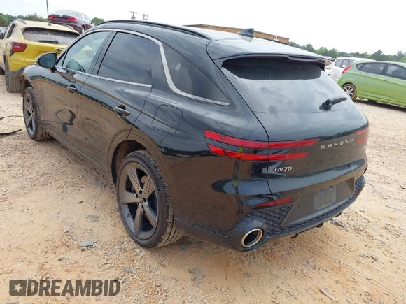 2023 Genesis GV70 2.5T with VIN KMUMADTB5PU080446, listed as a IAAI auction lot 42039639 with 46,273 mi miles and . Bid and sale history available at DreamBid. Image 3.