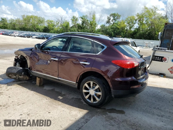 2011 Infiniti EX Journey with VIN JN1AJ0HR7BM854812, listed as a Copart auction lot 60238385 with 178,910 mi miles and Salvage title. Bid and sale history available at DreamBid. Image 2.