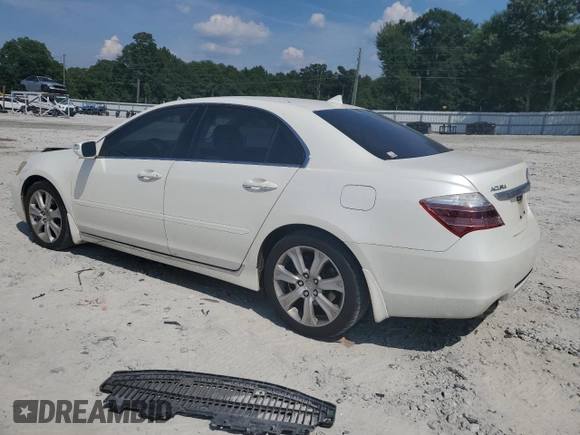 2010 Acura RL Technology with VIN JH4KB2F60AC000928, listed as a Copart auction lot 62216225 with 222,876 mi miles and Salvage title. Bid and sale history available at DreamBid. Image 2.