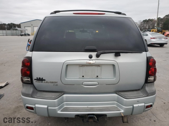 2007 Chevrolet TrailBlazer LS with VIN 1GNDS13SX72176378, listed as a Copart auction lot 85779384 with 0 mi miles and Salvage Title. Bid and sale history available at carsss.com. Image 6.
