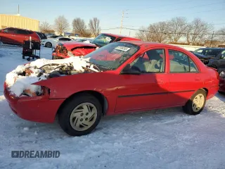 1998 Ford Escort LX with VIN 1FAFP10P2WW303270, listed as a Copart auction lot 87588365 with 142,743 mi miles and Salvage Title. Bid and sale history available at carsss.com. Image 1.