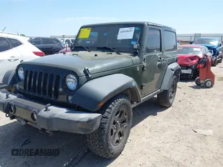 2015 Jeep Wrangler Sport with VIN 1C4AJWAGXFL650428, listed as a IAAI auction lot 42010629 with 80,039 mi miles. Bid and sale history available at carsss.com. Image 18.