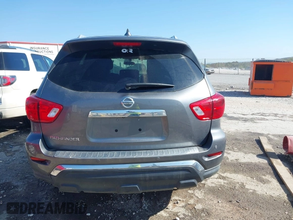 2020 Nissan Pathfinder S with VIN 5N1DR2AN5LC643553, listed as a IAAI auction lot 40581997 with 99,062 mi miles. Bid and sale history available at carsss.com. Image 16.