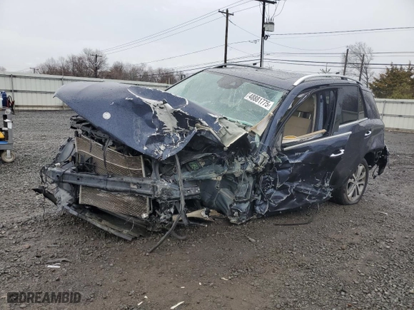 2016 Mercedes-Benz GLE with VIN 4JGDA5HB2GA633732, listed as a Copart auction lot 48881775 with 0 mi miles and Salvage Title. Bid and sale history available at carsss.com. Image 1.