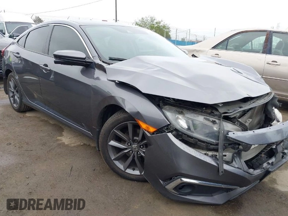 2019 Honda Civic Sedan EX with VIN 19XFC1F38KE201910, listed as a IAAI auction lot 41892284 with 319,049 mi miles. Bid and sale history available at carsss.com. Image 1.