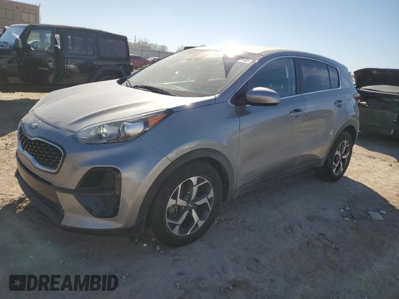 2021 Kia Sportage LX with VIN KNDPM3AC2M7911439, listed as a Copart auction lot 47316355 with 67,351 mi miles and Salvage Title. Bid and sale history available at DreamBid. Image 1.