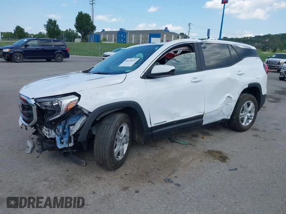 2021 GMC Terrain SLE with VIN 3GKALTEV6ML374255, listed as a IAAI auction lot 40129151 with 87,540 mi miles and . Bid and sale history available at carsss.com. Image 18.