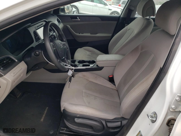2017 Hyundai Sonata 2.4L with VIN 5NPE24AF1HH583896, listed as a Copart auction lot 48789575 with 127,197 mi miles and Salvage Title. Bid and sale history available at carsss.com. Image 7.