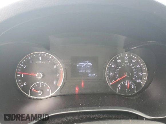 2020 Kia Optima LX with VIN 5XXGT4L32LG418503, listed as a Copart auction lot 54530305 with 198,593 mi miles and Salvage title. Bid and sale history available at DreamBid. Image 9.