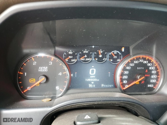 2016 GMC Sierra 2500HD Denali with VIN 1GT12UE85GF152559, listed as a Copart auction lot 50357665 with 126,933 mi miles and Salvage Title. Bid and sale history available at carsss.com. Image 9.