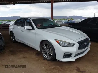 2014 Infiniti Q50 Premium z VIN JN1BV7AP1EM690570, wystawiony jako IAAI lot #42807696 z przebiegiem 126 541 mil mil oraz . Historia ofert i sprzedaży dostępna na DreamBid. Obrazek 1.