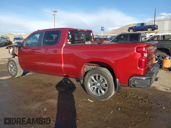 2021 Chevrolet Silverado 1500 LT with VIN 3GCUYDED5MG246654, listed as a Copart auction lot 43061635 with 34,916 mi miles and Salvage Title. Bid and sale history available at DreamBid. Image 2.