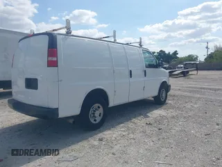 2016 Chevrolet Express Cargo Van with VIN 1GCWGAFF9G1174306, listed as a IAAI auction lot 42028351 with 154,646 mi miles. Bid and sale history available at carsss.com. Image 4.