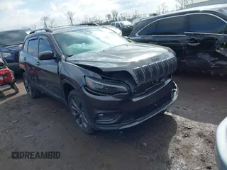 2021 Jeep Cherokee Latitude Lux with VIN 1C4PJMMX9MD186078, listed as a IAAI auction lot 41660896 with 63,711 mi miles and . Bid and sale history available at carsss.com. Image 1.