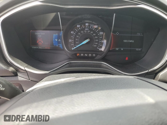 2017 Ford Fusion Titanium z VIN 3FA6P0K92HR192881, wystawiony jako Copart lot #61190515 z przebiegiem 109 834 mil mil oraz Szkoda całkowita • Salvage title. Historia ofert i sprzedaży dostępna na DreamBid. Obrazek 9.