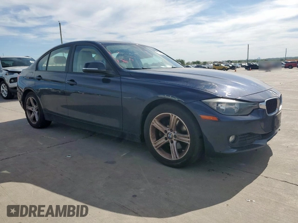 2015 BMW 3 Series 320i with VIN WBA3B1C58FK140327, listed as a Copart auction lot 57999675 with 124,437 mi miles and Salvage title. Bid and sale history available at DreamBid. Image 4.
