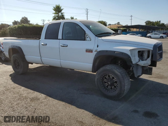 2009 Dodge Ram 2500 SLT with VIN 3D7KS28L09G523367, listed as a Copart auction lot 69537104 with 0 mi miles and Salvage Title. Bid and sale history available at carsss.com. Image 4.