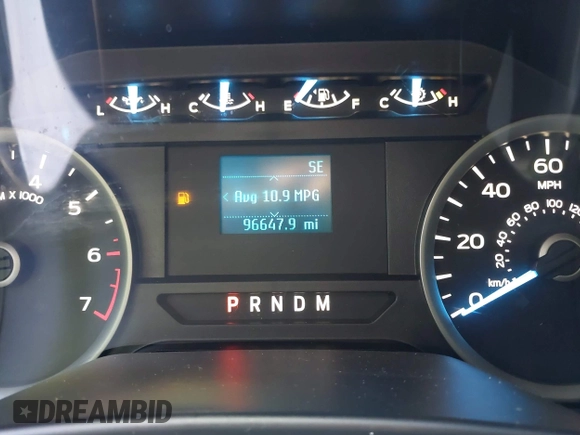 2018 Ford F-150 XL with VIN 1FTEW1CG3JKF83060, listed as a IAAI auction lot 42082403 with 96,647 mi miles. Bid and sale history available at carsss.com. Image 7.