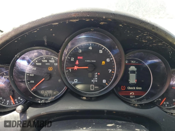 2017 Porsche Cayenne with VIN WP1AA2A24HKA84898, listed as a Copart auction lot 57349555 with 101,288 mi miles and Non repairable. Bid and sale history available at DreamBid. Image 9.