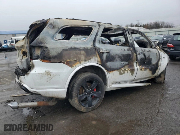 2018 Dodge Durango SRT with VIN 1C4SDJGJXJC157486, listed as a Copart auction lot 51667615 with Not Provided miles and Salvage Title. Bid and sale history available at DreamBid. Image 3.