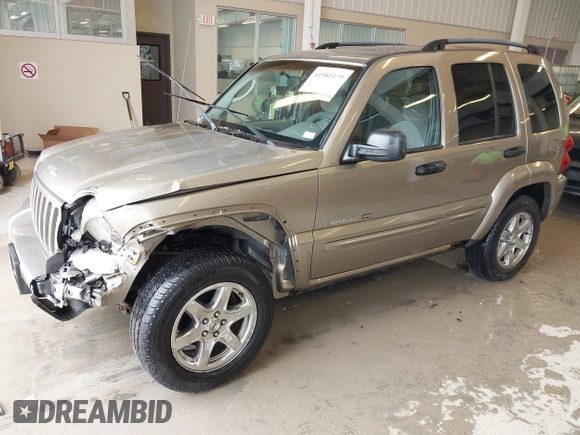 2003 Jeep Liberty Limited with VIN 1J4GK58K63W608970, listed as a IAAI auction lot 41581379 with 220,610 mi miles and . Bid and sale history available at carsss.com. Image 21.