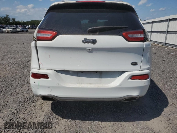 2017 Jeep Cherokee Overland with VIN 1C4PJLJS1HW640840, listed as a Copart auction lot 61449965 with 53,277 mi miles and Salvage title. Bid and sale history available at DreamBid. Image 6.