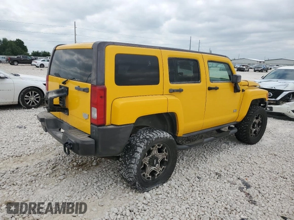 2007 Hummer H3 SUV with VIN 5GTDN13E578151999, listed as a Copart auction lot 53677835 with 120,164 mi miles and Clean Title. Bid and sale history available at carsss.com. Image 3.