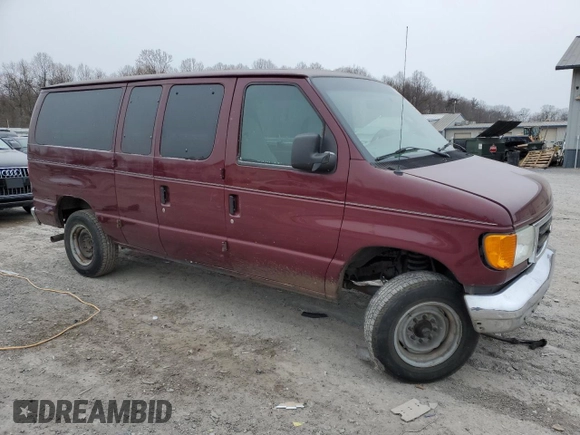 2006 Ford Econoline Passenger XL with VIN 1FBNE31L46DA37768, listed as a Copart auction lot 88320545 with Not provided miles and Salvage title. Bid and sale history available at DreamBid. Image 4.