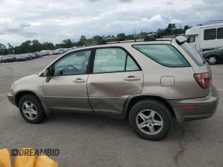 1999 Lexus RX 300 Luxury SUV with VIN JT6HF10U7X0087326, listed as a Copart auction lot 56225104 with 205,537 mi miles and Salvage Title. Bid and sale history available at carsss.com. Image 2.