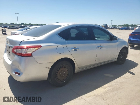 2015 Nissan Sentra SV with VIN 3N1AB7APXFY243996, listed as a Copart auction lot 53812485 with 158,382 mi miles and Clean Title. Bid and sale history available at carsss.com. Image 3.