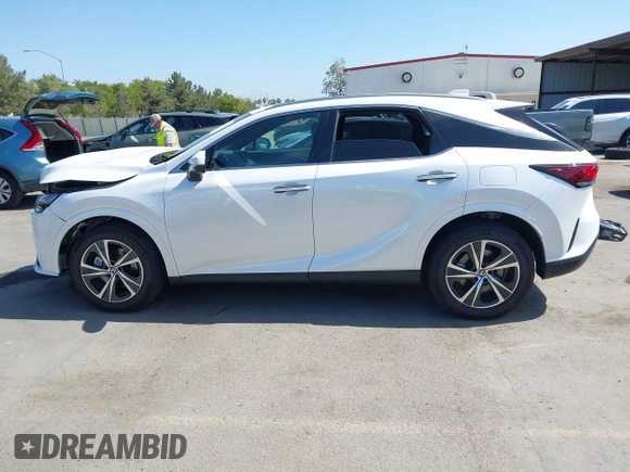 2024 Lexus RX 350h with VIN 2T2BBMCA2RC041498, listed as a IAAI auction lot 42267376 with 14,263 mi miles and . Bid and sale history available at DreamBid. Image 15.
