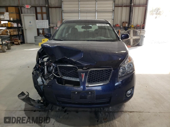 2010 Pontiac Vibe with VIN 5Y2SM6E07AZ403883, listed as a Copart auction lot 77337294 with 42,276 mi miles and Salvage Title. Bid and sale history available at carsss.com. Image 5.