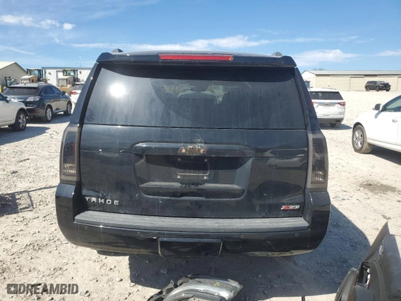 2017 Chevrolet Tahoe LT with VIN 1GNSKBKC0HR177751, listed as a Copart auction lot 46437485 with 177,917 mi miles and Salvage Title. Bid and sale history available at carsss.com. Image 6.