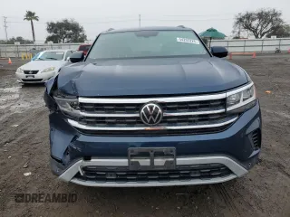 2021 Volkswagen Atlas SE with VIN 1V2JE2CA2MC241535, listed as a Copart auction lot 44203225 with 33,995 mi miles and Salvage title. Bid and sale history available at DreamBid. Image 5.