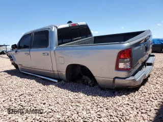 2021 Ram 1500 Lone Star with VIN 1C6RREFT2MN590066, listed as a Copart auction lot 56341115 with 9,366 mi miles and Salvage title. Bid and sale history available at DreamBid. Image 2.