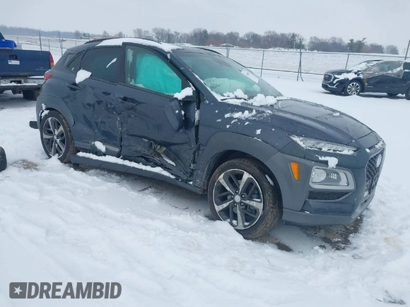 2018 Hyundai Kona Ultimate with VIN KM8K53A5XJU067989, listed as a IAAI auction lot 41564887 with 49,025 mi miles. Bid and sale history available at carsss.com. Image 1.
