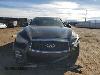 2014 Infiniti Q50 Premium with VIN JN1BV7AR7EM684001, listed as a Copart auction lot 43771765 with 135,183 mi miles and Salvage Title. Bid and sale history available at carsss.com. Image 5.