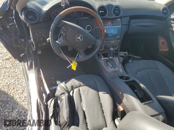 2009 Mercedes-Benz CLK 350 with VIN WDBTK56F29T104192, listed as a Copart auction lot 81130764 with Not Provided miles and Salvage Title. Bid and sale history available at DreamBid. Image 8.