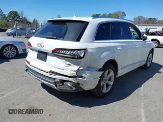 2023 Audi Q7 Premium Plus with VIN WA1LCBF72PD031042, listed as a IAAI auction lot 41825855 with 28,869 mi miles and . Bid and sale history available at DreamBid. Image 4.