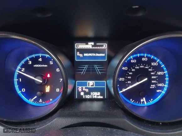 2019 Subaru Outback Premium with VIN 4S4BSAHC8K3318470, listed as a IAAI auction lot 41704888 with 110,114 mi miles. Bid and sale history available at carsss.com. Image 7.