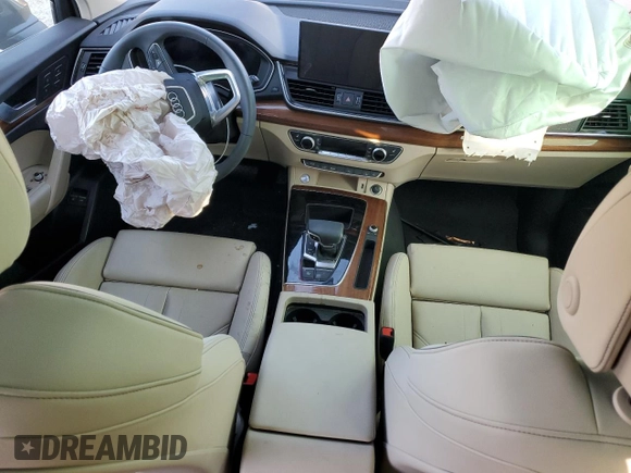 2024 Audi Q5 S line Premium with VIN WA1G2AFY8R2007477, listed as a Copart auction lot 80904314 with Not provided miles and Salvage title. Bid and sale history available at DreamBid. Image 8.