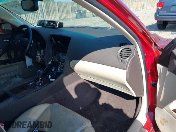 2010 Lexus IS 250 with VIN JTHCF5C27A5042660, listed as a IAAI auction lot 42225646 with 178,803 mi miles and . Bid and sale history available at DreamBid. Image 5.