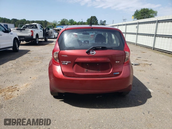 2016 Nissan Note S with VIN 3N1CE2CP1GL373163, listed as a Copart auction lot 51899995 with 83,448 mi miles and Salvage Title. Bid and sale history available at DreamBid. Image 6.