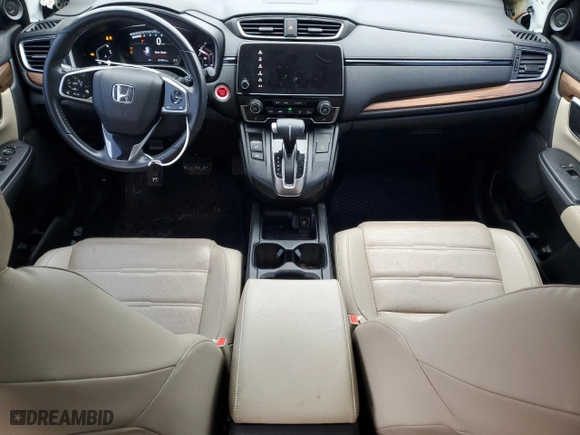 2019 Honda CR-V Touring with VIN 7FARW1H92KE012139, listed as a Copart auction lot 41484645 with 27,098 mi miles and Salvage Title. Bid and sale history available at carsss.com. Image 8.