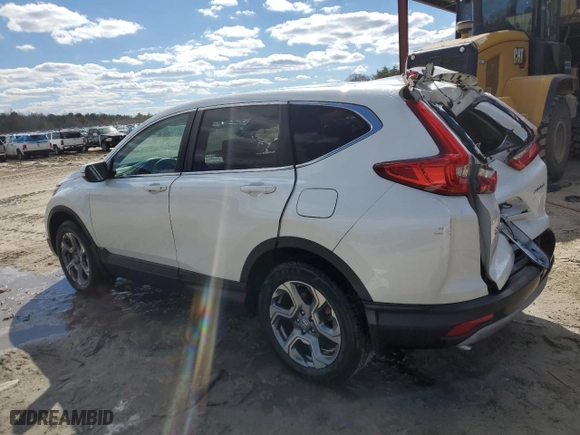 2018 Honda CR-V EX with VIN 2HKRW2H58JH637787, listed as a Copart auction lot 46635325 with 55,747 mi miles and Salvage Title. Bid and sale history available at carsss.com. Image 2.