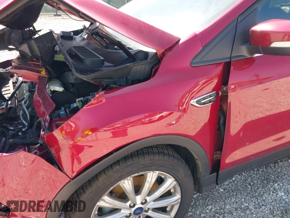 2017 Ford Escape Titanium with VIN 1FMCU0J93HUB20552, listed as a IAAI auction lot 41994433 with 55,772 mi miles. Bid and sale history available at carsss.com. Image 18.