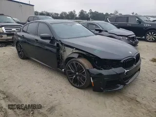 2021 BMW 5 Series M550i xDrive z VIN WBA13BK0XMCF46927, wystawiony jako Copart lot #72636684 z przebiegiem 31 044 mil mil oraz Czysty tytuł • Clean title. Historia ofert i sprzedaży dostępna na DreamBid. Obrazek 11.