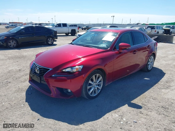 2015 Lexus IS 250 with VIN JTHBF1D21F5062512, listed as a IAAI auction lot 41700720 with 55800 miles. Bid and sale history available at carsss.com. Image 17.