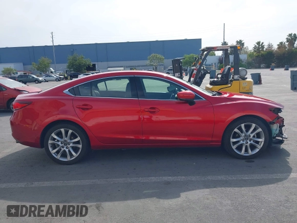 2017 Mazda Mazda6 Touring with VIN JM1GL1V56H1155982, listed as a IAAI auction lot 42055447 with 59,566 mi miles. Bid and sale history available at carsss.com. Image 14.