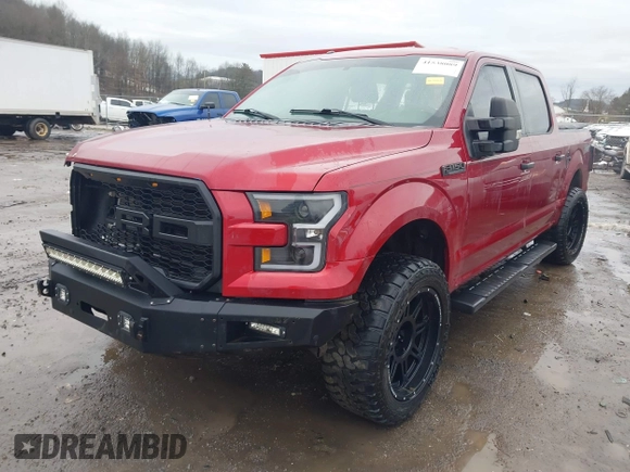 2015 Ford F-150 XLT with VIN 1FTEW1EF1FFB68002, listed as a IAAI auction lot 41538089 with 139,389 mi miles. Bid and sale history available at carsss.com. Image 2.